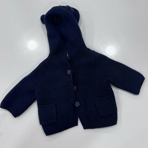 Baby Gap knitted bear hoodie